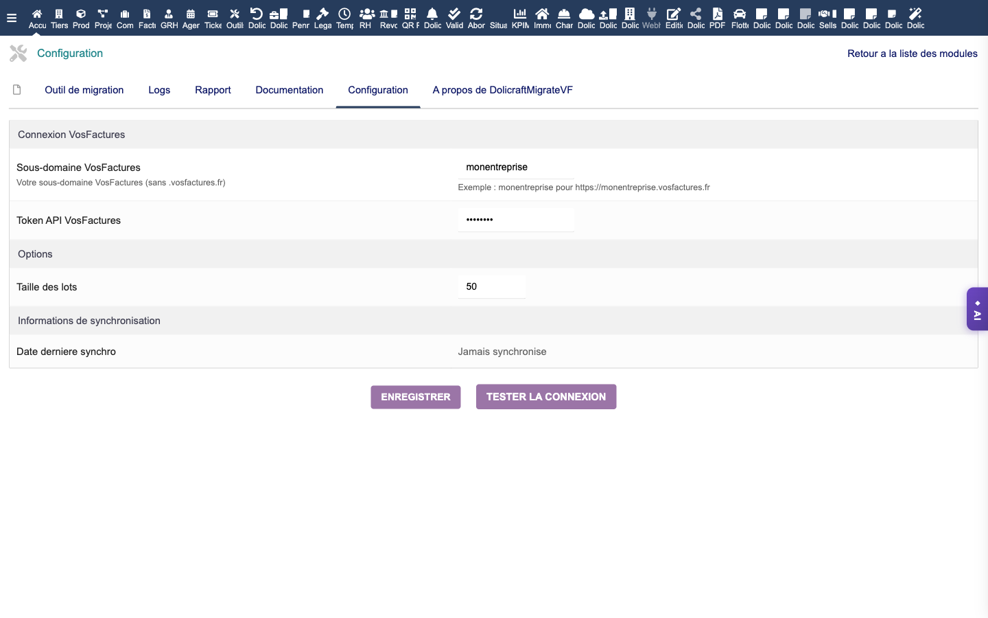 DolicraftMigrate VosFactures